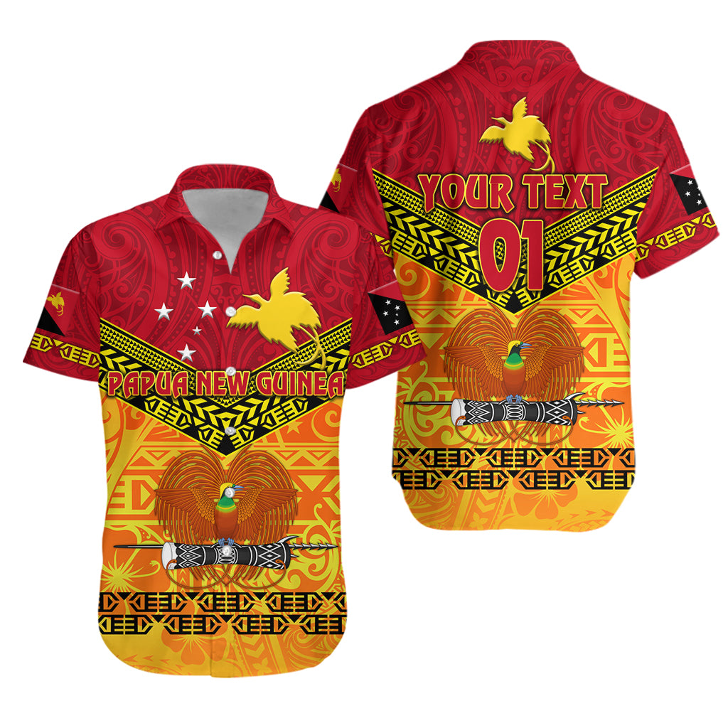 (Custom Personalised) Papua New Guinea Kumuls Hawaiian Shirt Simple Style - Red Vibes LT8 - Polynesian Pride