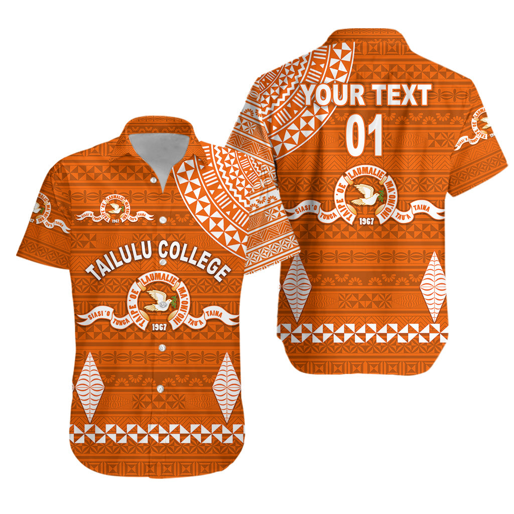 (Custom Personalised) Tonga Tailulu College Hawaiian Shirt Simple Style LT8 Unisex Orange - Polynesian Pride