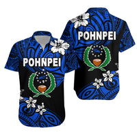 FSM Pohnpei Hawaiian Shirt Unique Vibes - Blue LT8 Unisex Blue - Polynesian Pride