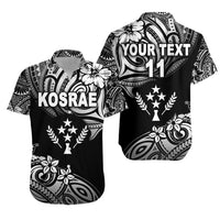 (Custom Personalised) FSM Kosrae Hawaiian Shirt Unique Vibes - Black LT8 Unisex Black - Polynesian Pride
