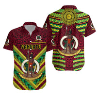 Vanuatu Matching Hawaiian Shirt and Dress Special Independence Anniversary Creative Style Red LT8 - Polynesian Pride