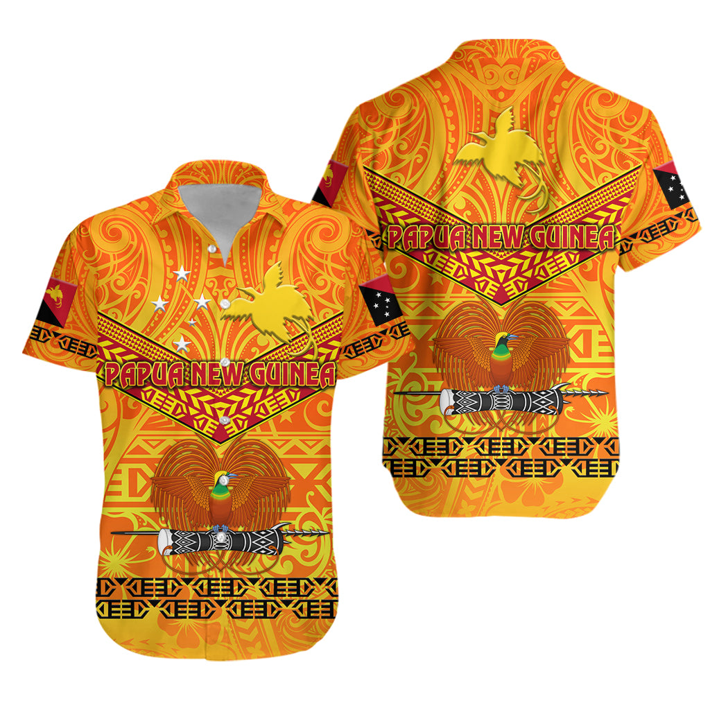 Papua New Guinea Kumuls Hawaiian Shirt Simple Style - Yellow Vibes LT8 - Polynesian Pride