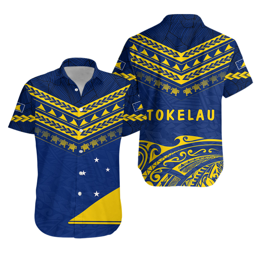 Tokelau Rugby Hawaiian Shirt Impressive Sport LT13 Unisex Blue - Polynesian Pride