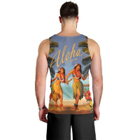 Hawaiian Aloha Hula Girl Hibiscus Polynesian Tank Top - AH - Polynesian Pride