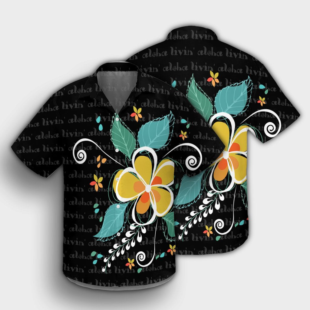 Hawaiian Aloha Plumeria Polynesian Hawaiian Shirt - AH - AH - Polynesian Pride