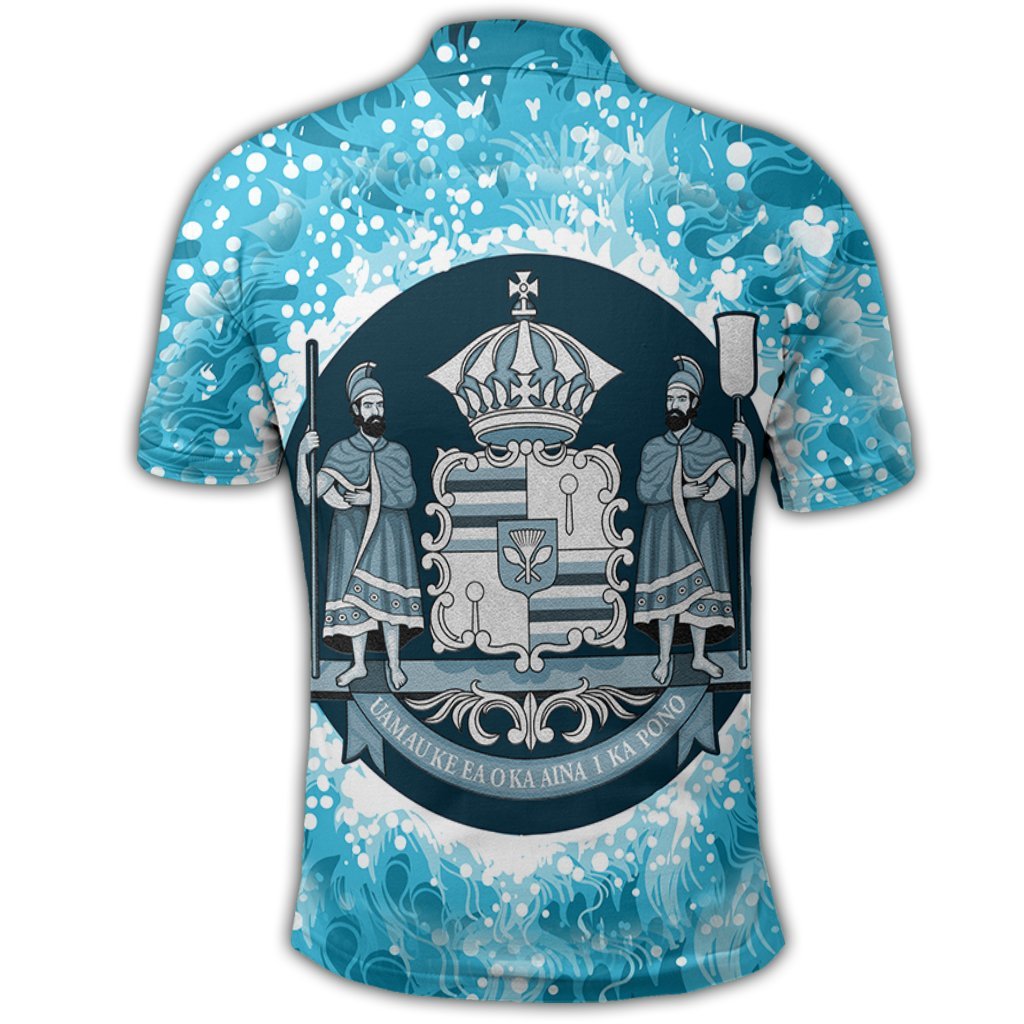 Hawaiian Coat Of Arms Polynesian Polo Shirt - Polynesian Pride
