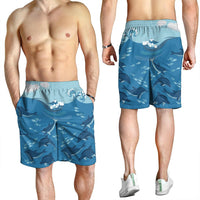 Hawaiian Dolphins Polynesian Men's Shorts - AH - Polynesian Pride