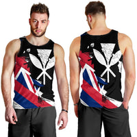 Hawaiian Flag Hawaii Map Kanaka Polynesian Tank Top - Classic Style - Polynesian Pride