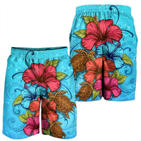 Hawaiian Hibiscus Flower Soulful Men's Shorts - AH - Polynesian Pride