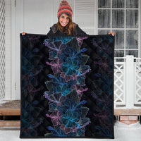 Hawaiian Hibiscus Full Color Polynesian Premium Quilts - AH - Polynesian Pride