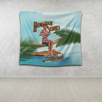 Hawaiian Hula Aboriginal Song Tapestry - AH - Polynesian Pride