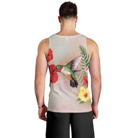 Hawaiian Hummingbirds Hibiscus Polynesian Tank Top - AH - Polynesian Pride