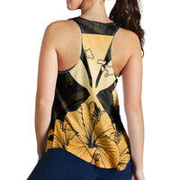 Hawaiian Kanaka Racerback Tank Hibiscus Polynesian Love - AH - Polynesian Pride