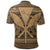 Hawaiian Kanaka Polynesian Tribal Polo Shirt Reggae Color Gold - Polynesian Pride