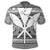 Hawaiian Kanaka Polynesian Tribal Polo Shirt Reggae Color White - Polynesian Pride