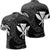 Hawaiian Kanaka Turtle Polynesian Polo Shirt White Unisex Black - Polynesian Pride