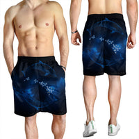 Hawaiian Map Galaxy Zodiac Dolphin Polynesian Men's Shorts - AH - Polynesian Pride