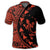 Hawaiian Map Gecko Tattoo Kakau Polynesian Polo Shirt Orange - Polynesian Pride