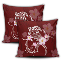 Hawaiian Map Plumeria Turtle Swim Polynesian Pillow Covers - AH - Polynesian Pride