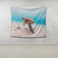 Hawaiian Ocean Picture Tapestry - AH - Polynesian Pride