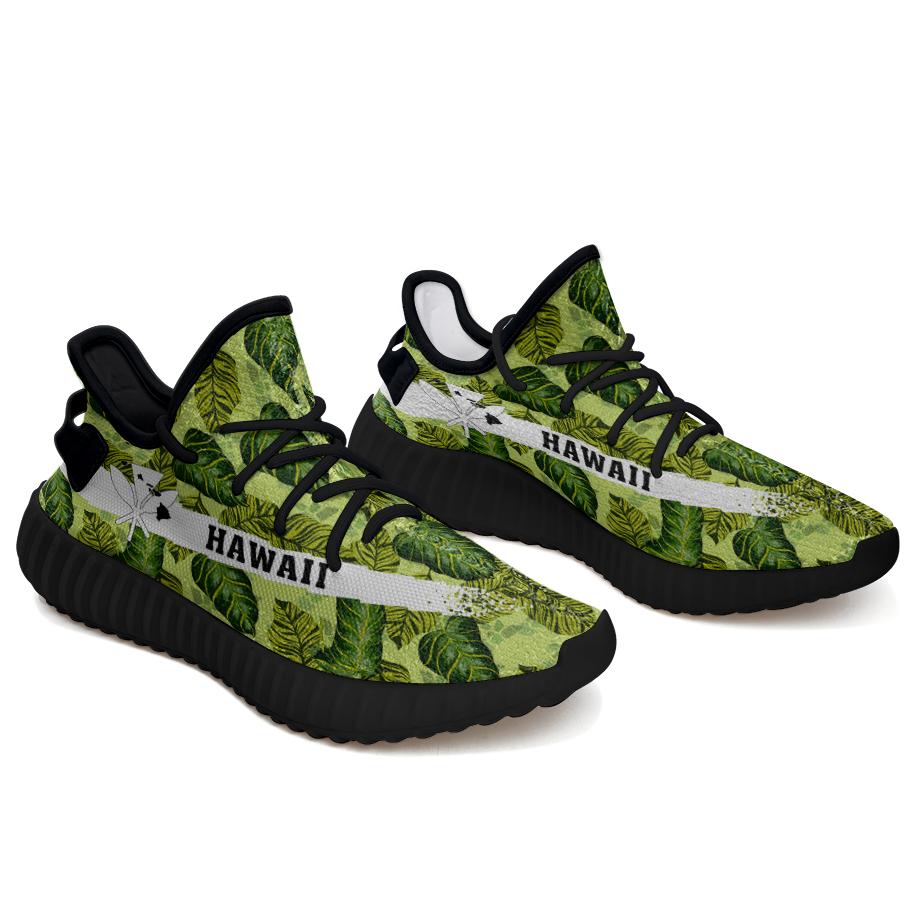 Hawaiian Sneakers YZ Tropical Green Black - Polynesian Pride