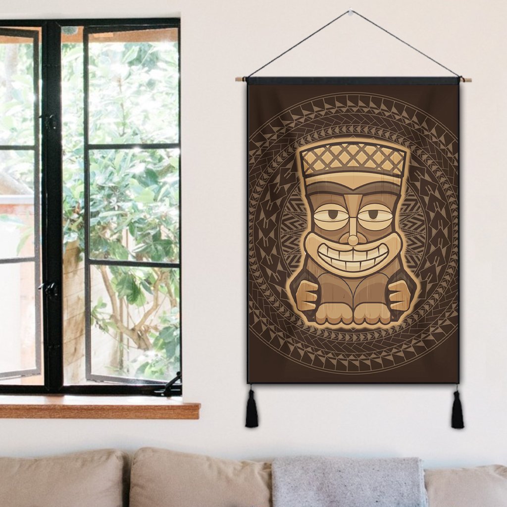 Hawaiian Tiki Hanging Poster AH - Polynesian Pride