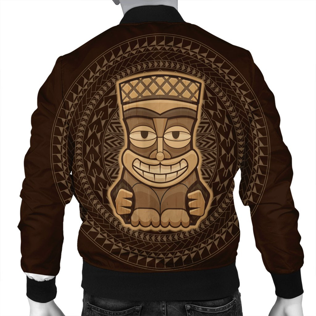 Hawaiian Tiki Bomber Jacket AH - Polynesian Pride