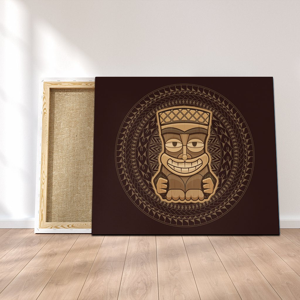 Hawaiian Tiki Canvas AH Canvas Poly-cotton - Polynesian Pride