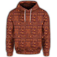 Hawaiian Traditional Aboriginal Pattern Polynesian Hoodie - Polynesian Pride
