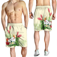 Hawaiian Tropical Wonderful Hibiscus Plumeria Strelitzia Men's Shorts - AH - Polynesian Pride