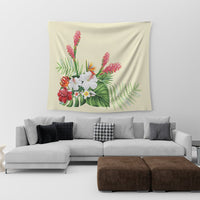 Hawaiian Tropical Wonderful Hibiscus Plumeria Strelitzia Tapestry - AH - Polynesian Pride