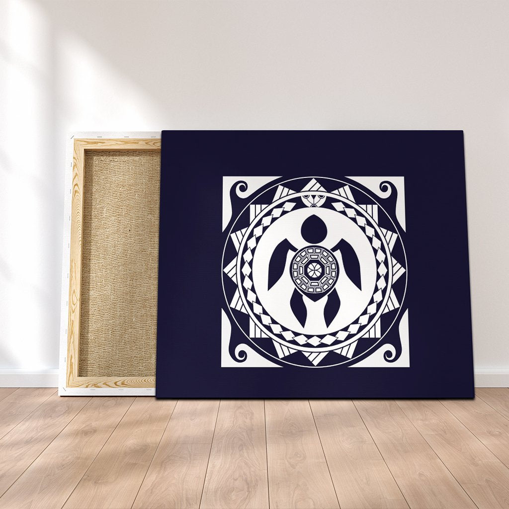 Hawaiian Turtle Pattern Canvas - AH Canvas Poly-cotton - Polynesian Pride