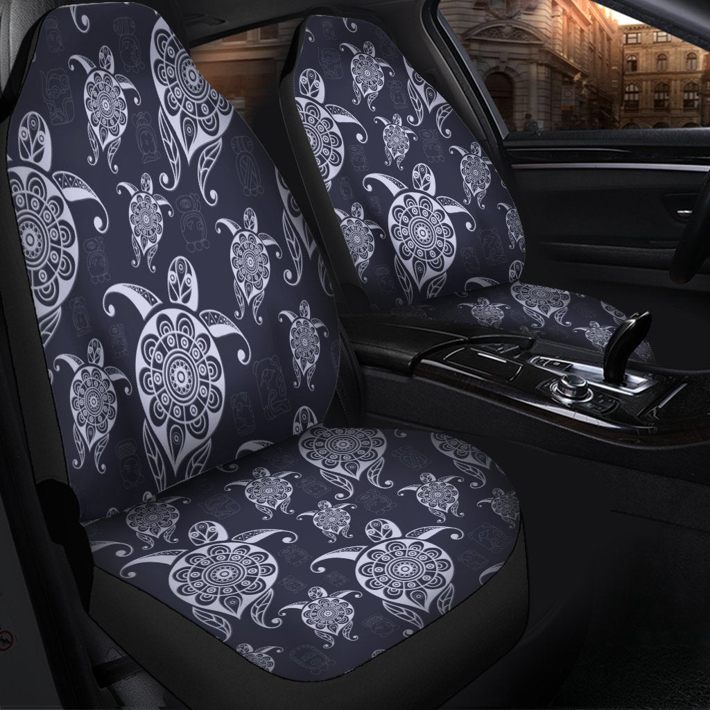 Hawaiian Turtle Pattern Wonderful Car Seat Covers - AH - Polynesian Pride