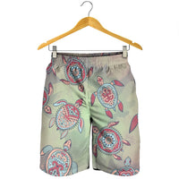 Hawaiian Turtle Polynesian Men's Shorts - AH - Polynesian Pride