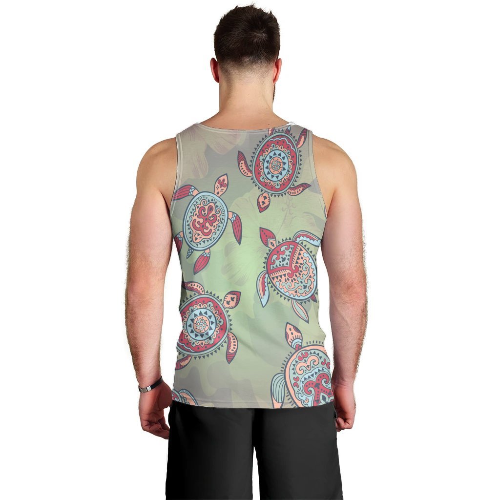 Hawaiian Turtle Polynesian Tank Top - AH - Polynesian Pride