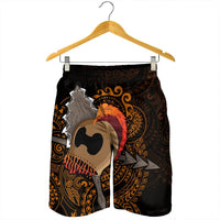 Hawaiian Warrior Helmet Kanaka Polynesian Men's Shorts - AH - Polynesian Pride