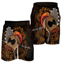 Hawaiian Warrior Helmet Kanaka Polynesian Men's Shorts - AH - Polynesian Pride
