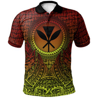 Hawaii Polo Shirt Polynesian Circle Pattern Unisex Reggae - Polynesian Pride