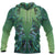 New Zealand Maori Hoodie, Hei Matau Paua Shell Pullover Hoodie Unisex Black - Polynesian Pride