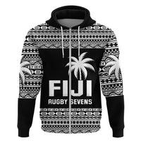 Fiji Rugby Sevens Hoodie Simple Style LT9 Zip Hoodie Blue - Polynesian Pride