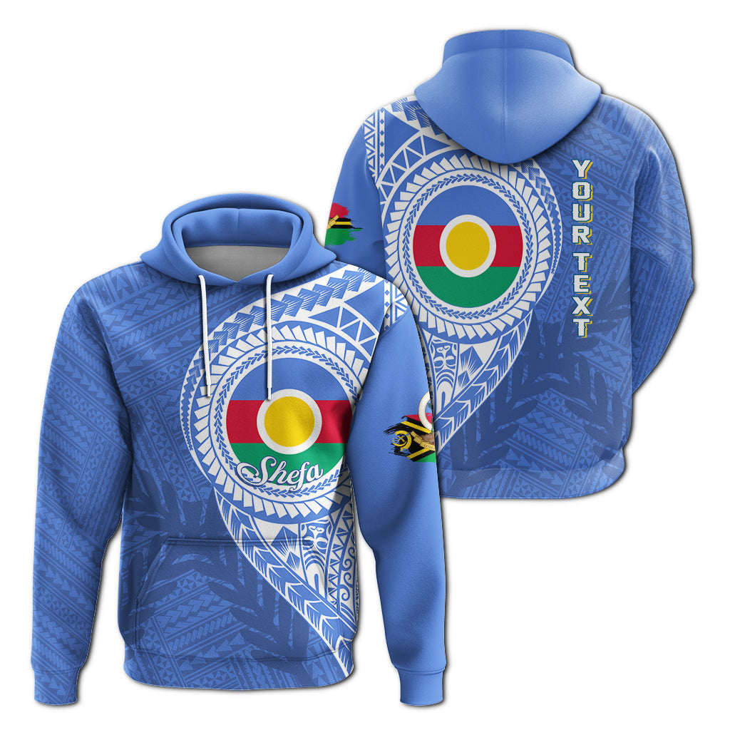 Custom Vanuatu Shefa Province Hoodie Shefa Emblem LT7 - Polynesian Pride