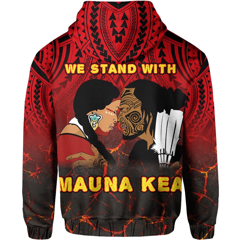 Polynesian Protect We Stand With Mauna Kea Hawaii Hoodie - Polynesian Pride