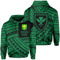 Polynesian Protect Mauna Kea Kanaka Maoli Hawaii Hoodie Green Quarter Style Unisex Green - Polynesian Pride