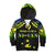 Vanuatu Proud To Be A Ni-Van - Polynesian Pattern KID Hoodie - Malampa Province LT7 Zip Hoodie Black - Polynesian Pride