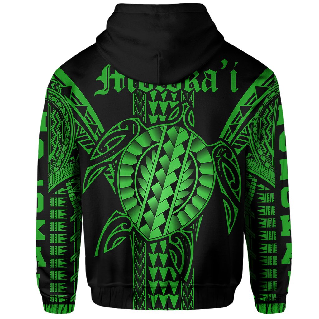 Molokai Island Polynesian Hoodie Zip Comely Style - Polynesian Pride