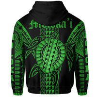 Molokai Island Polynesian Hoodie Zip Comely Style - Polynesian Pride