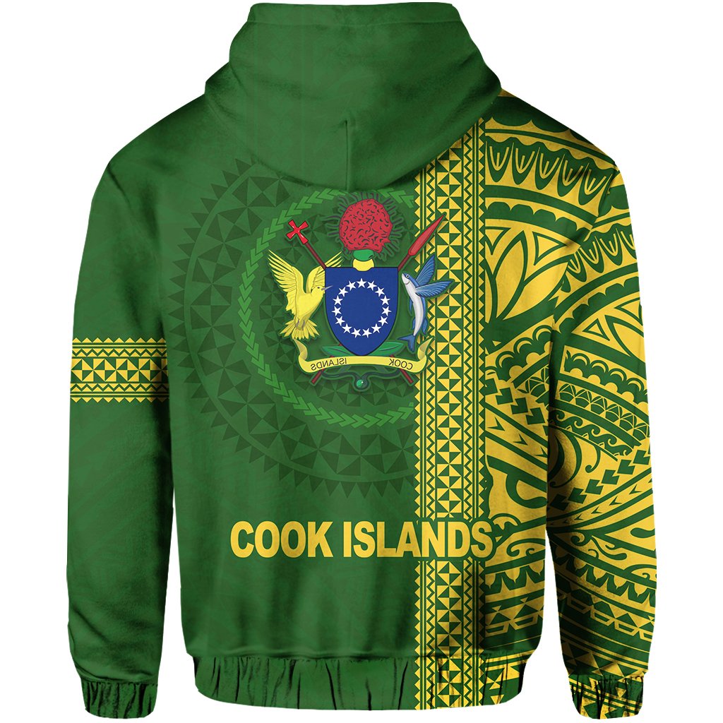 Cook Islands Rugby Zip Hoodie Notable - Polynesian Pride