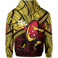 Papua New Guinea Rugby Hoodie Style Dab Trend - Polynesian Pride