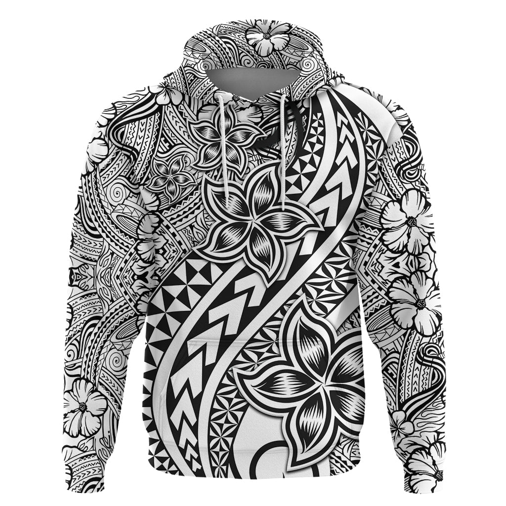 Traditional Polynesian Tribal Tattoo Retro Couple Hoodie Black LT9 - Polynesian Pride