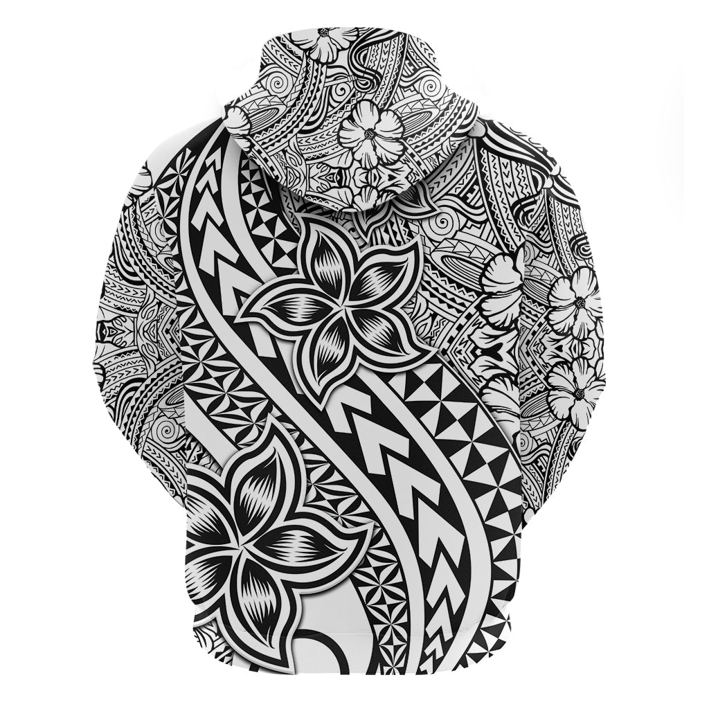 Traditional Polynesian Tribal Tattoo Retro Couple Hoodie Black LT9 - Polynesian Pride